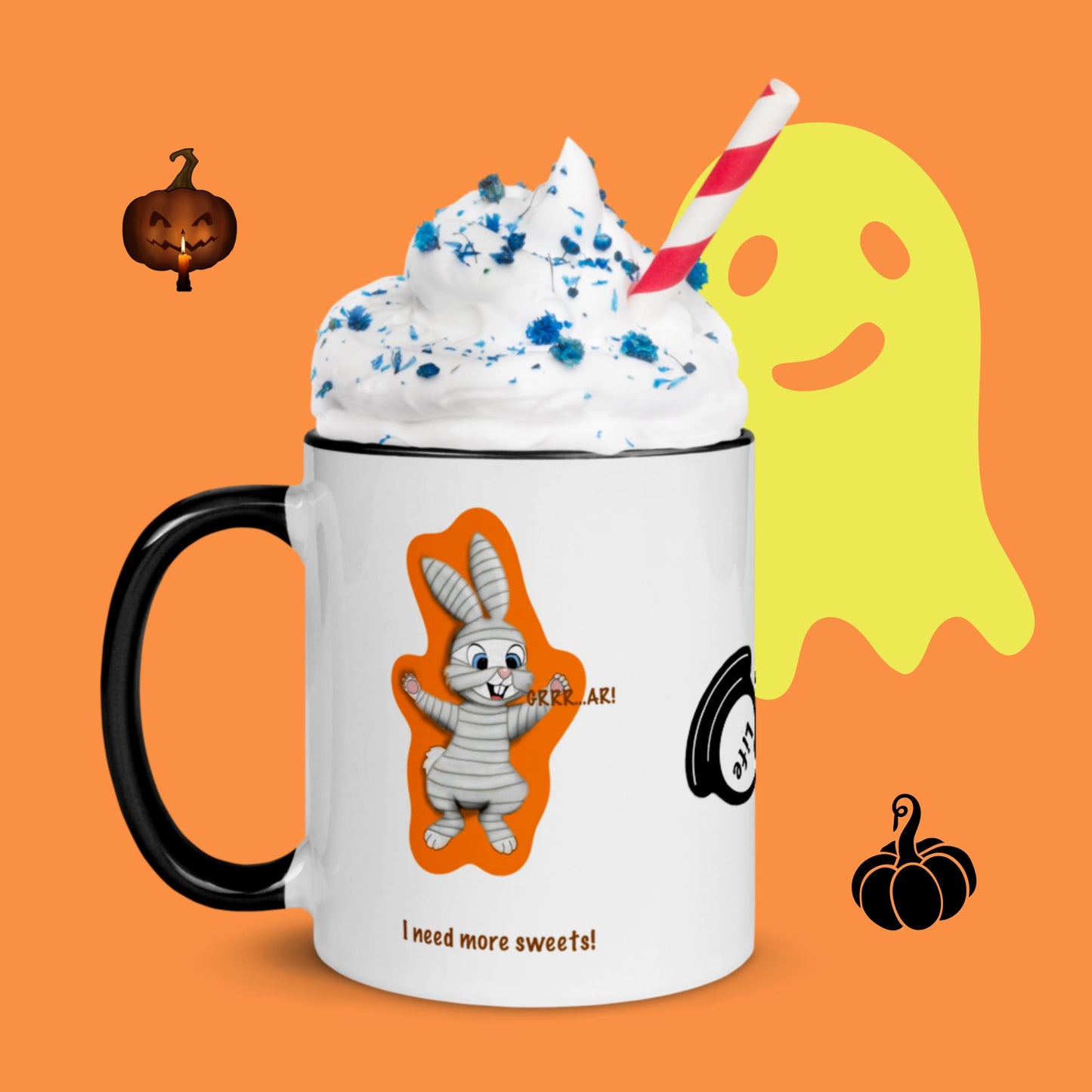 GRR...AR sweets! Mug with Color Inside