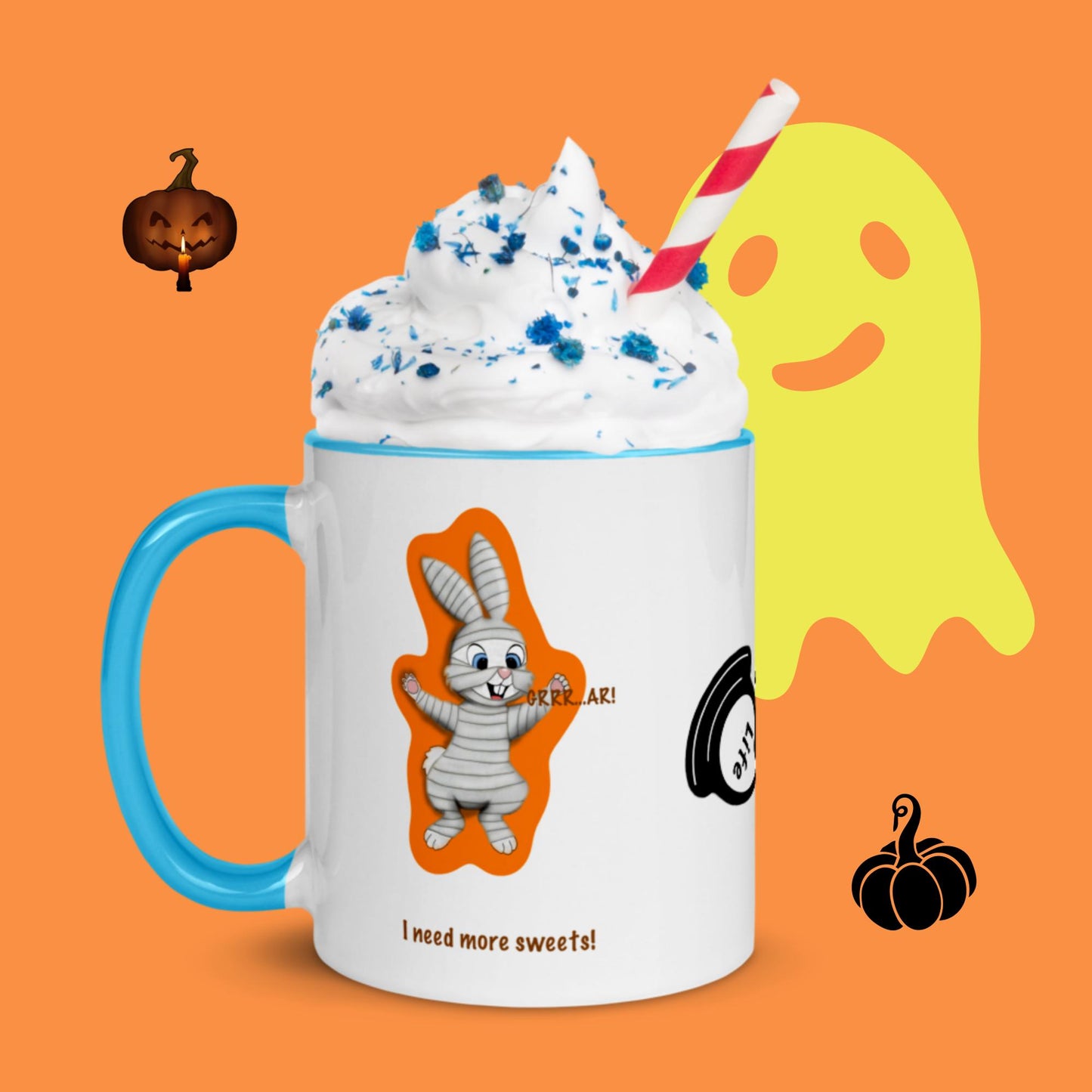 GRR...AR sweets! Mug with Color Inside