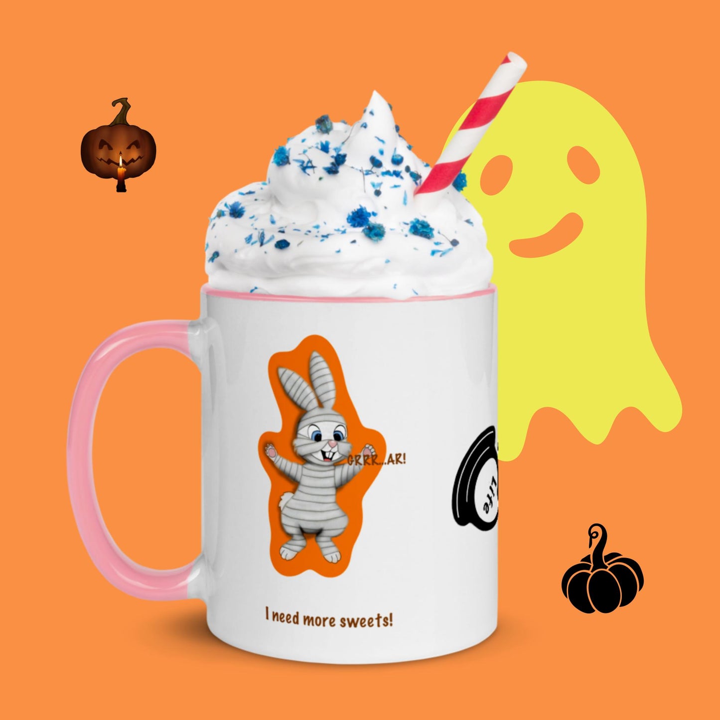 GRR...AR sweets! Mug with Color Inside