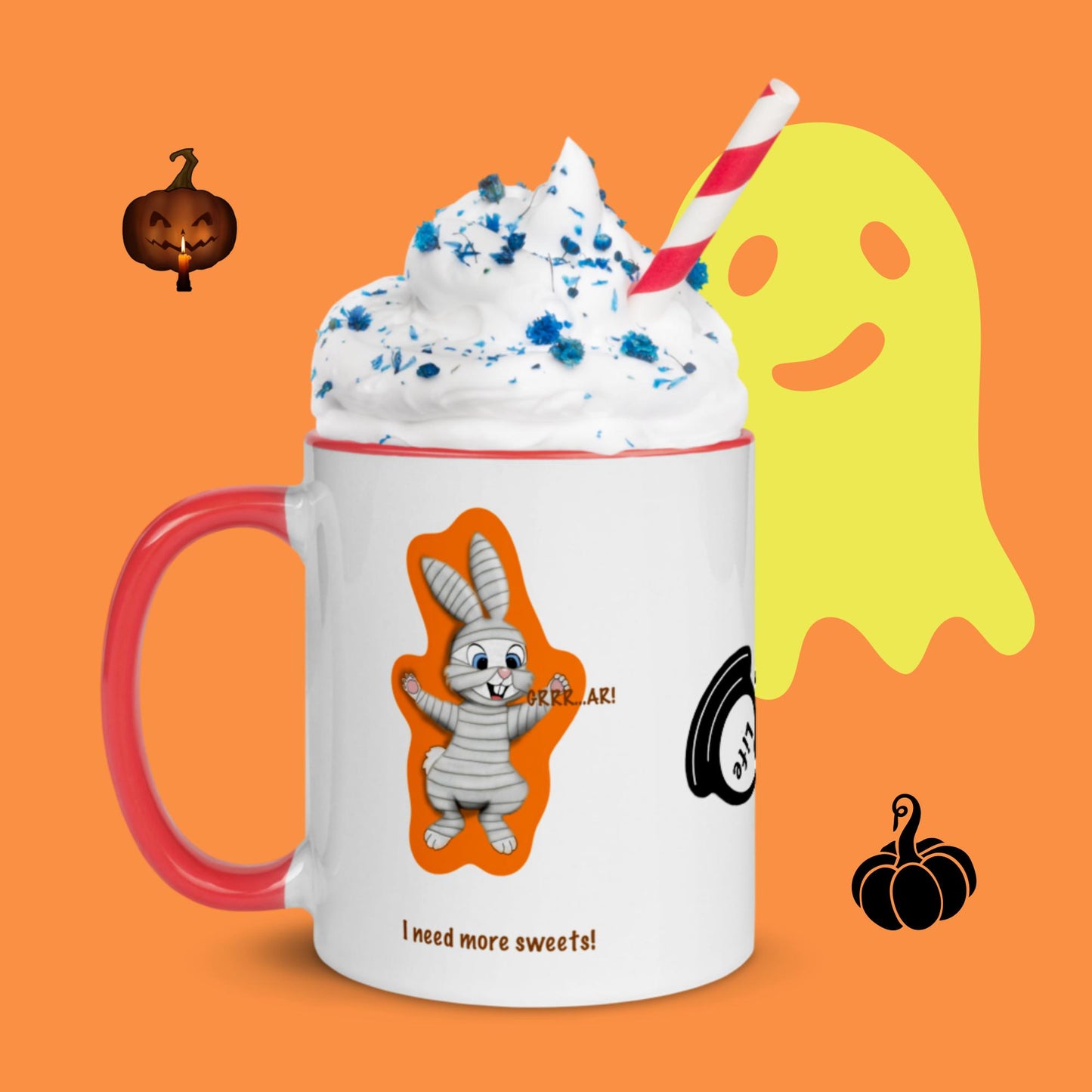 GRR...AR sweets! Mug with Color Inside