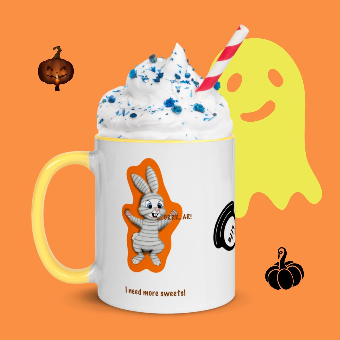 GRR...AR sweets! Mug with Color Inside