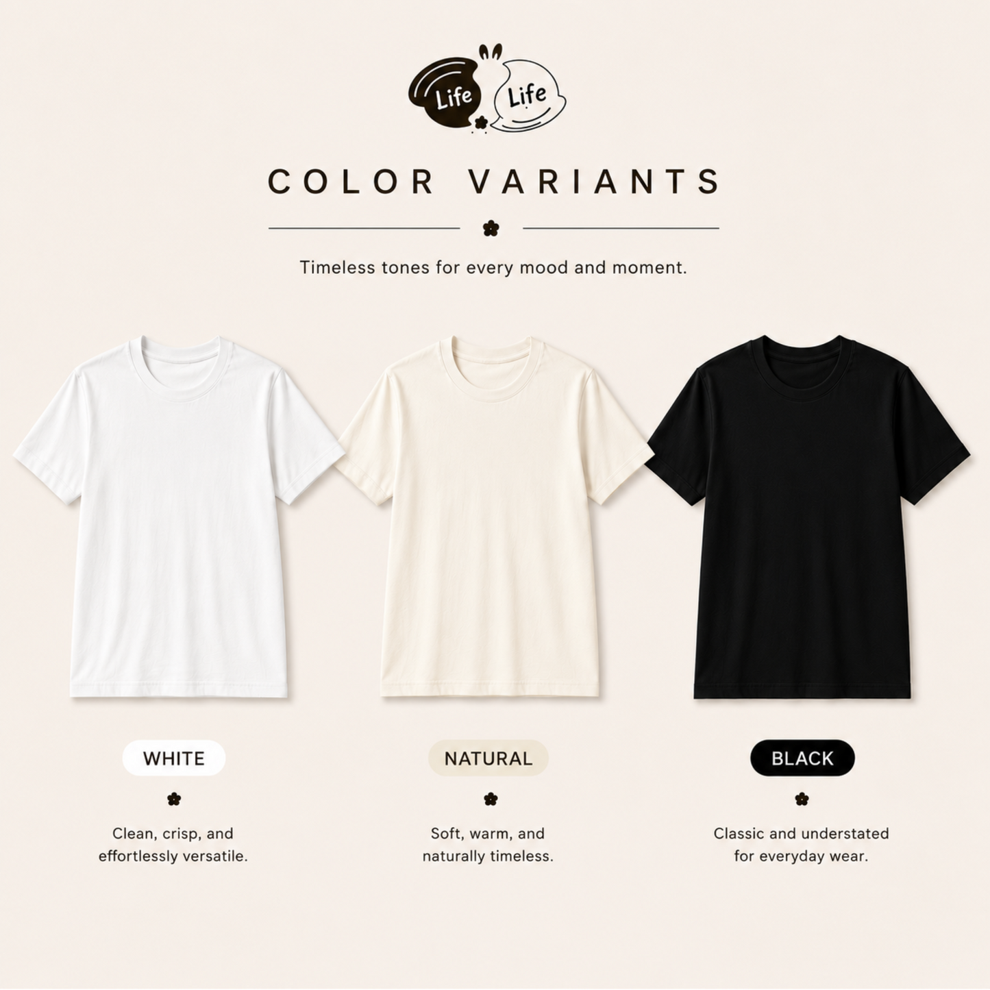 Minimal Bunny Tee