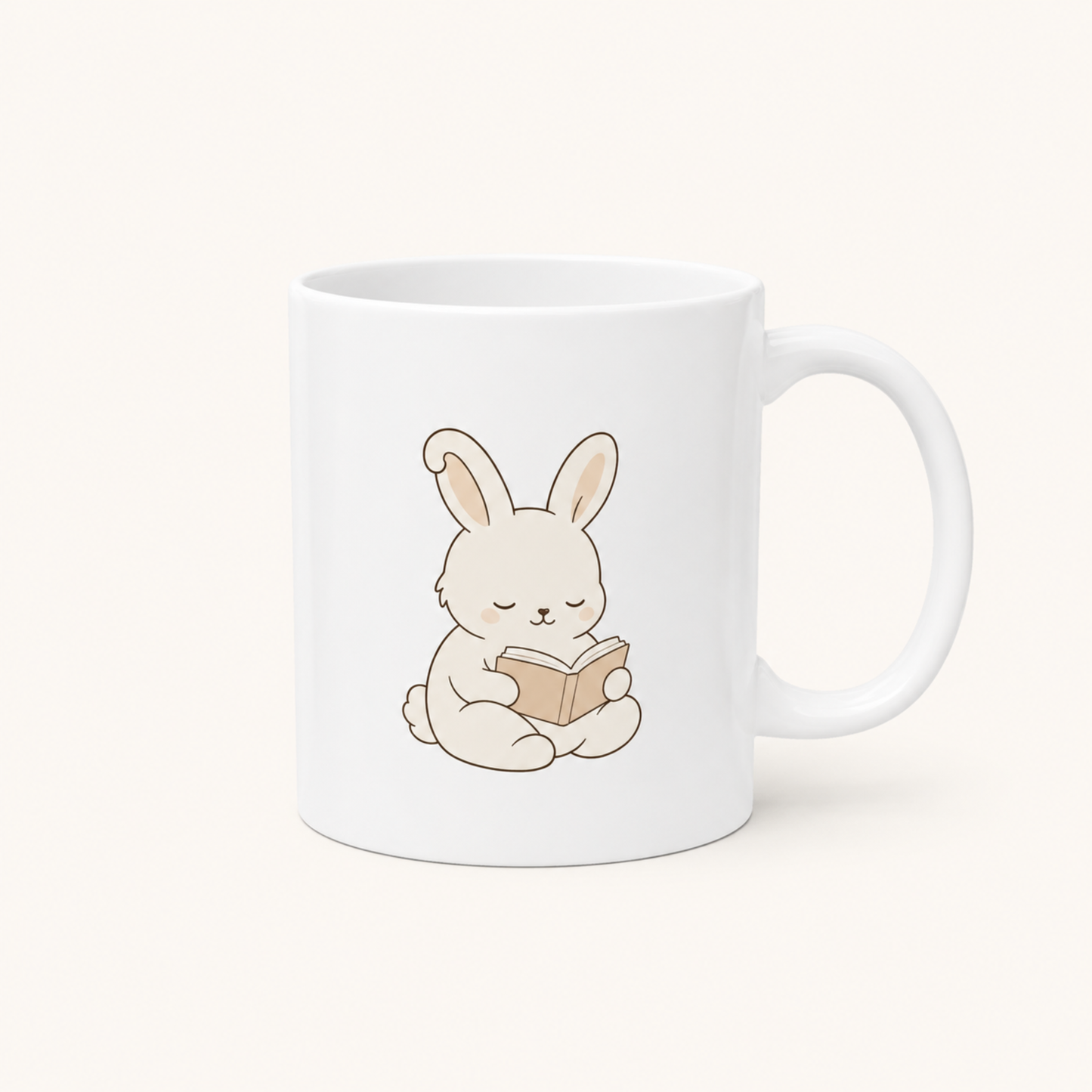Quiet Chapters Cozy Bunny Mug
