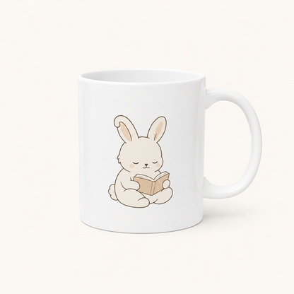 Quiet Chapters Cozy Bunny Mug