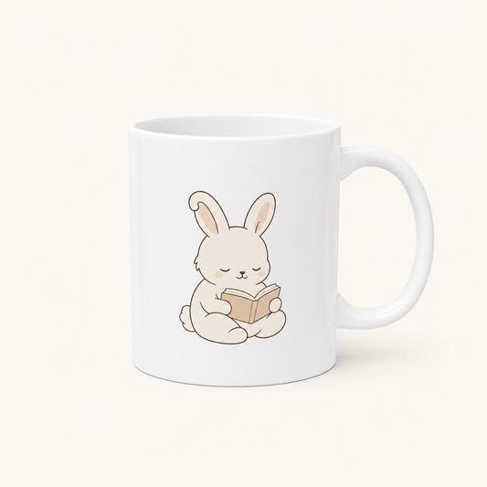 Quiet Chapters Cozy Bunny Mug