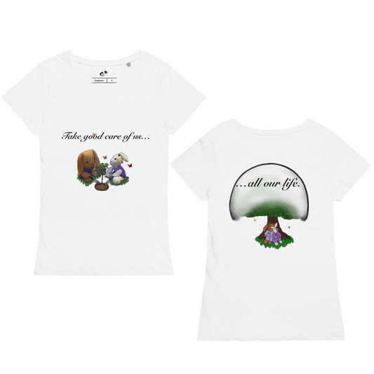 Take good care of us … all our life! Women’s basic organic t-shirt