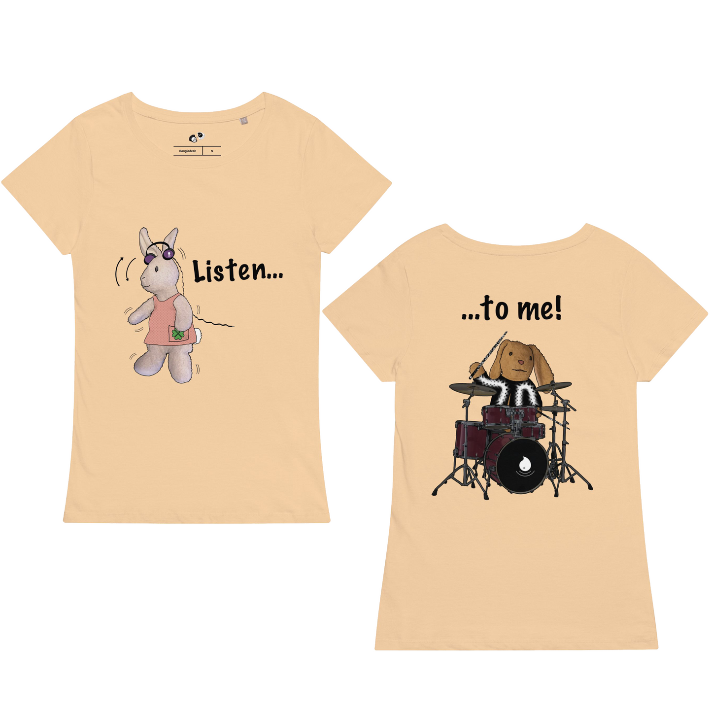 Listen ... to me! Women’s basic organic t-shirt