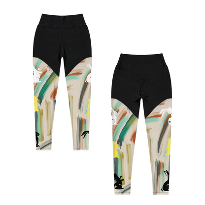 Bunny nature! Women's sports Leggings