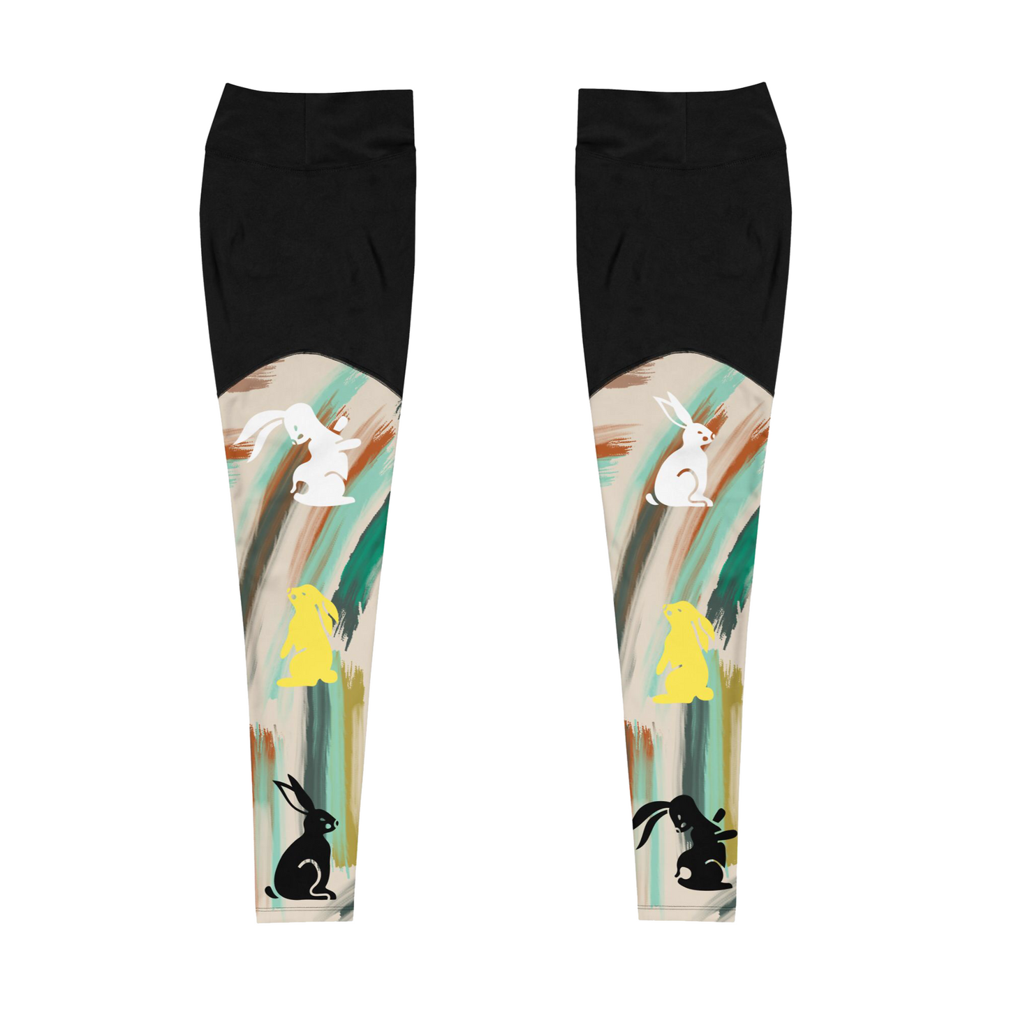 Bunny nature! Women's sports Leggings