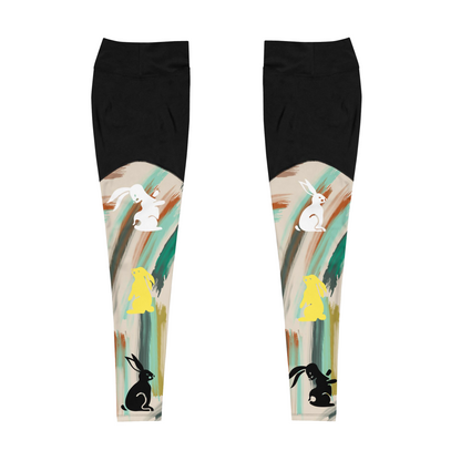 Bunny nature! Women's sports Leggings