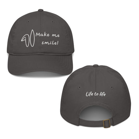 Make me smile! Organic hat