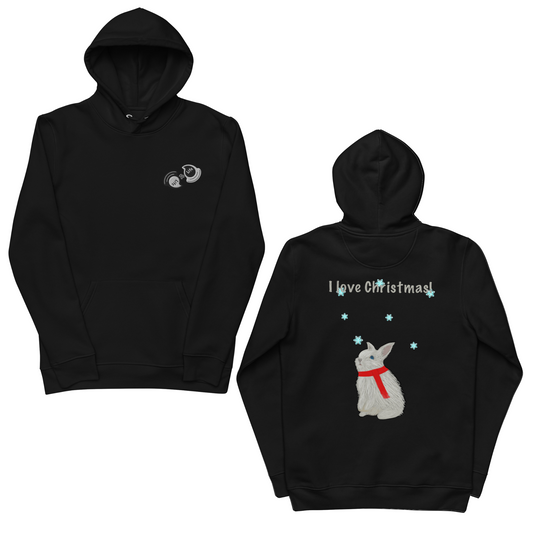 I love Christmas! Unisex essential eco hoodie