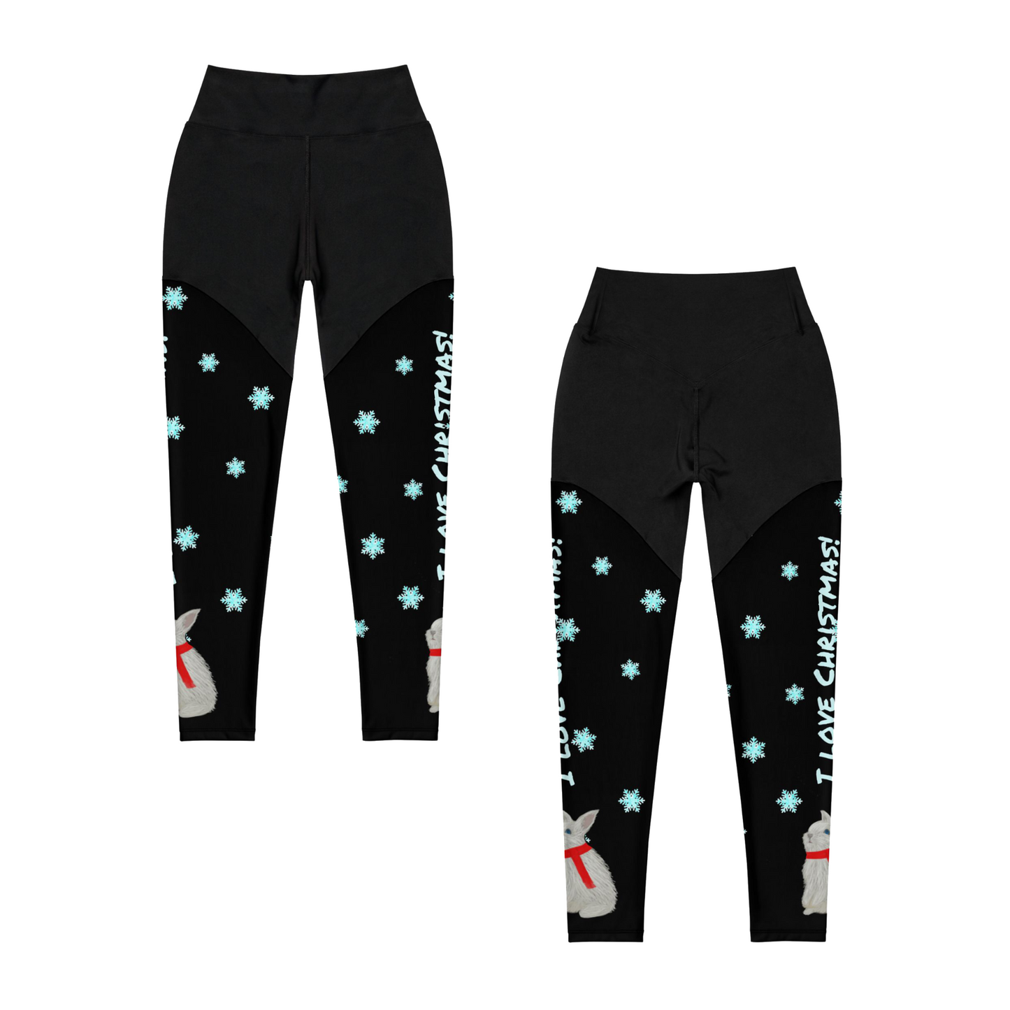 I love Christmas! Women's sports Leggings