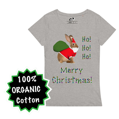 Ho! Ho! Ho! Merry Christmas! Women’s basic organic t-shirt