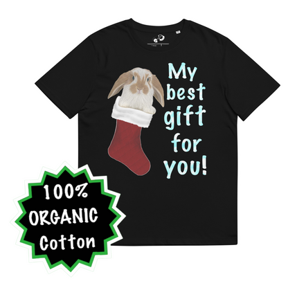 My best gift for you! Men unisex organic cotton t-shirt