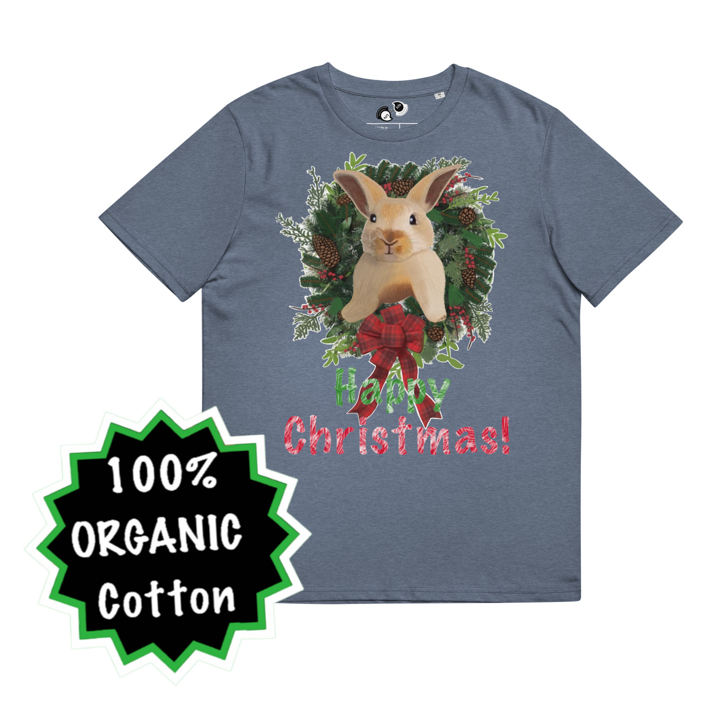 Happy Christmas! Men unisex organic cotton t-shirt