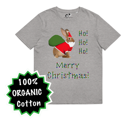 Ho! Ho! Ho! Merry Christmas! Men unisex organic cotton t-shirt