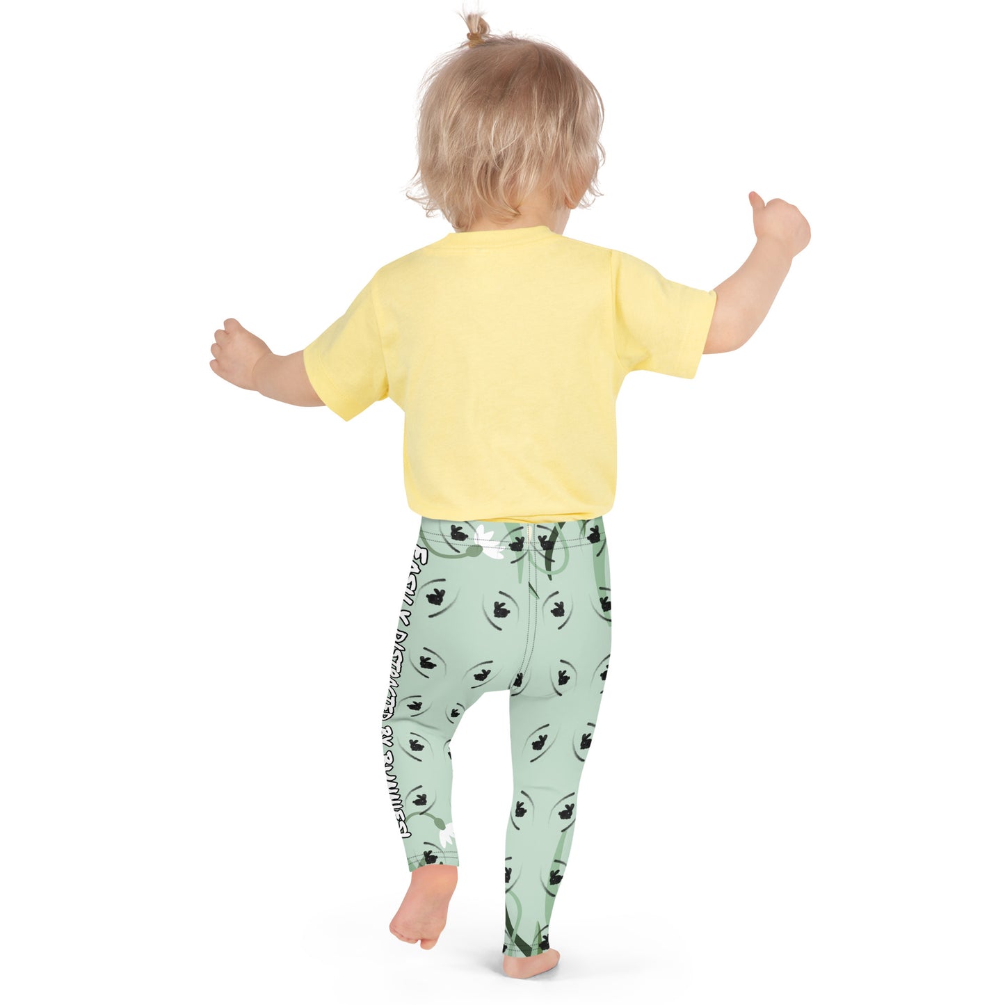 Easily distracted by bunnies! Kid's Leggings