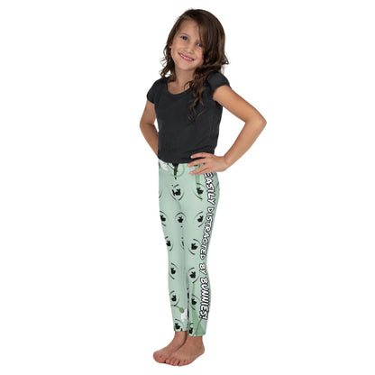 Easily distracted by bunnies! Kid's Leggings