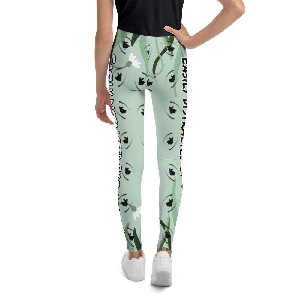 Easily distracted by bunnies! Youth Leggings