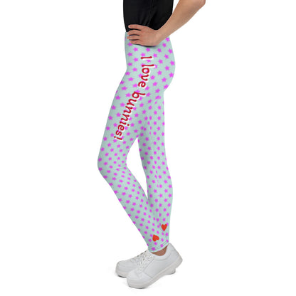 I love bunnies! Youth Leggings