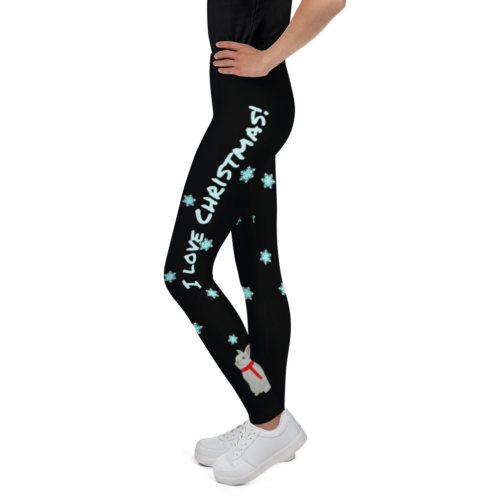 I love Christmas! Youth Leggings