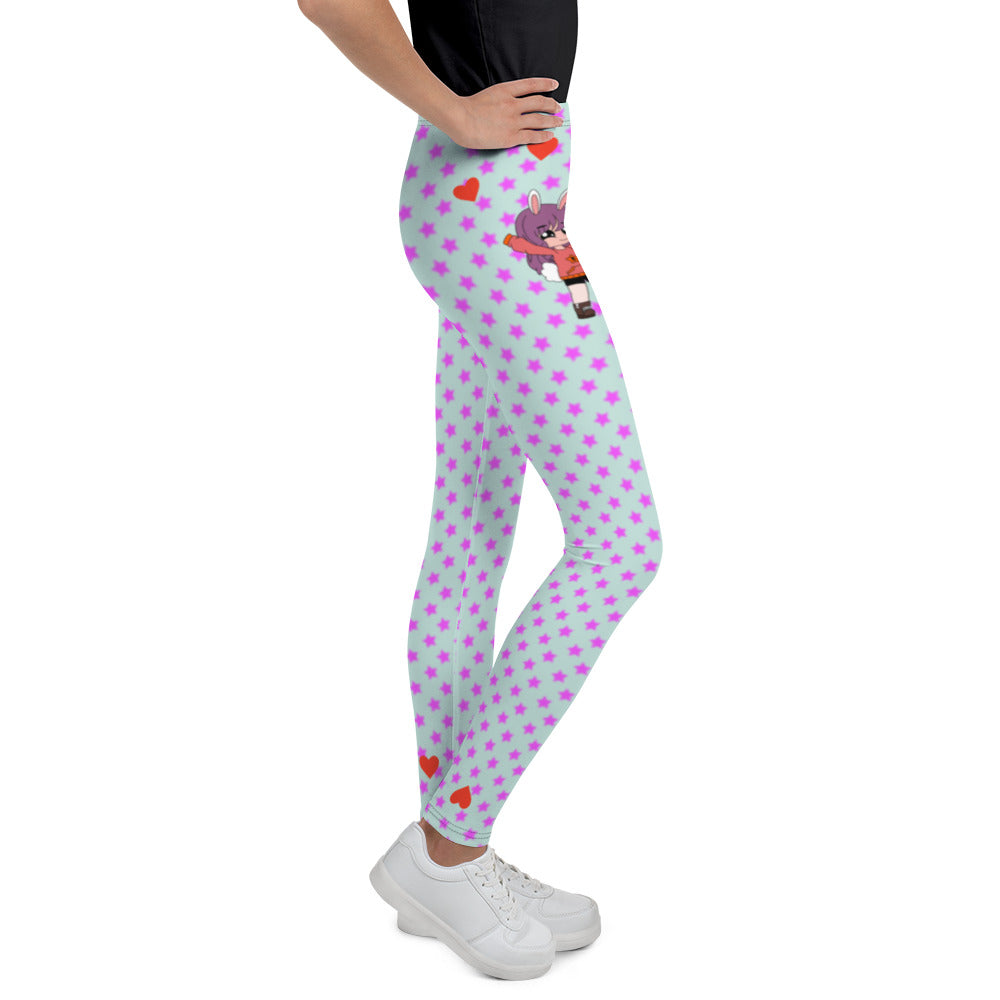 I love bunnies! Youth Leggings