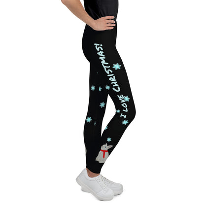 I love Christmas! Youth Leggings