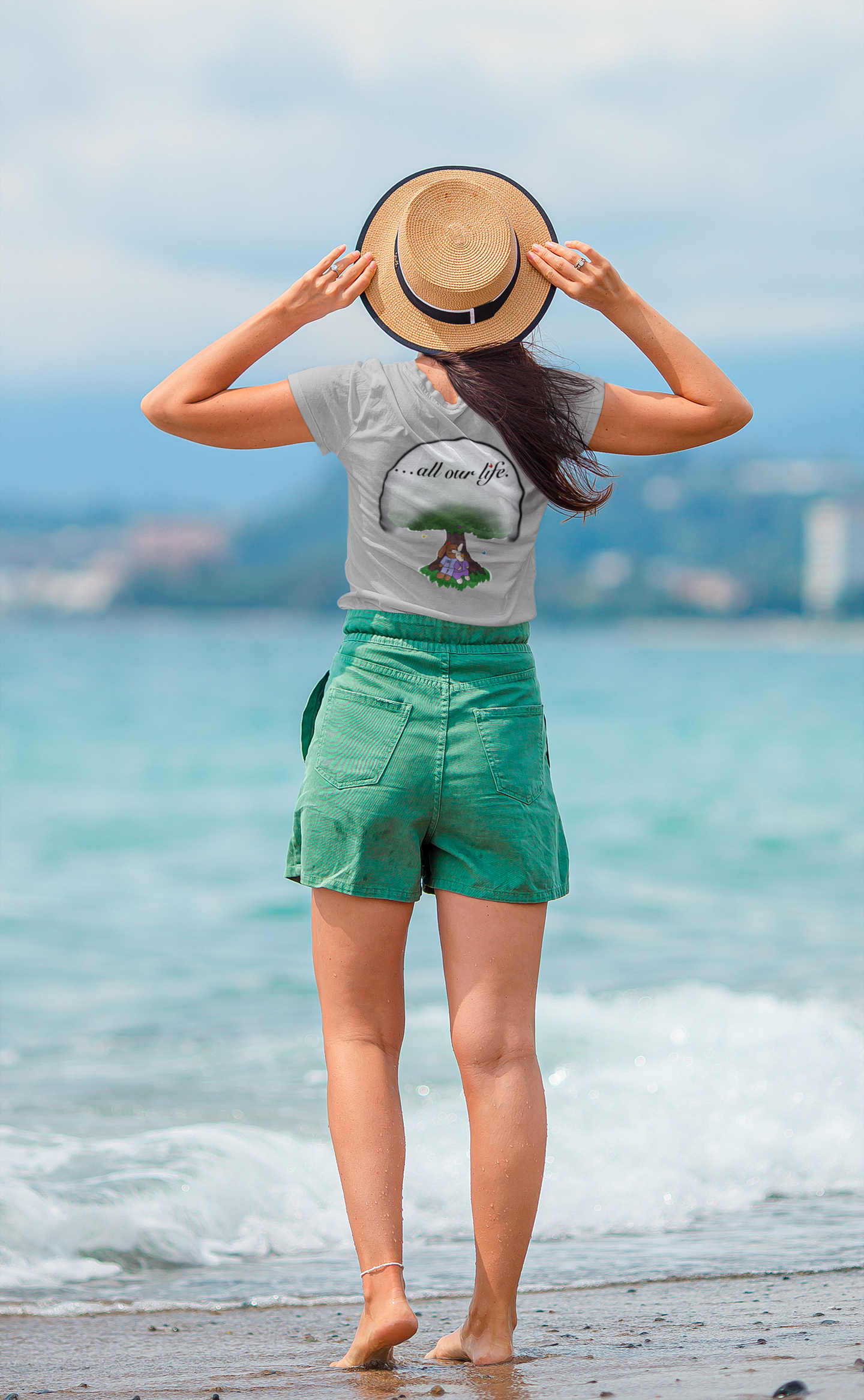 Take good care of us … all our life! Women’s basic organic t-shirt