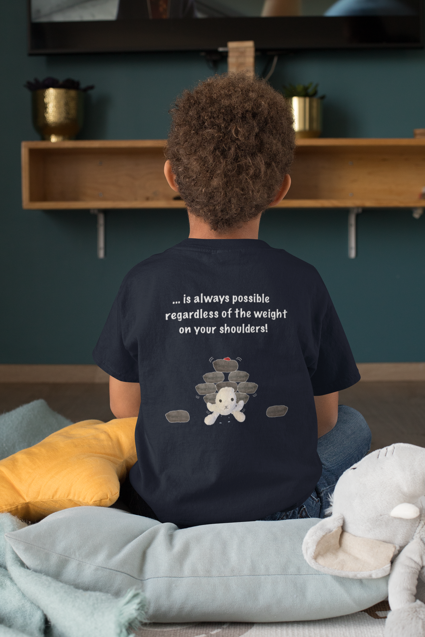 Starting over ... your shoulders! Organic cotton kids t-shirt