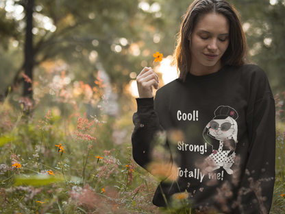 Totally me! Unisex organic sweatshirt