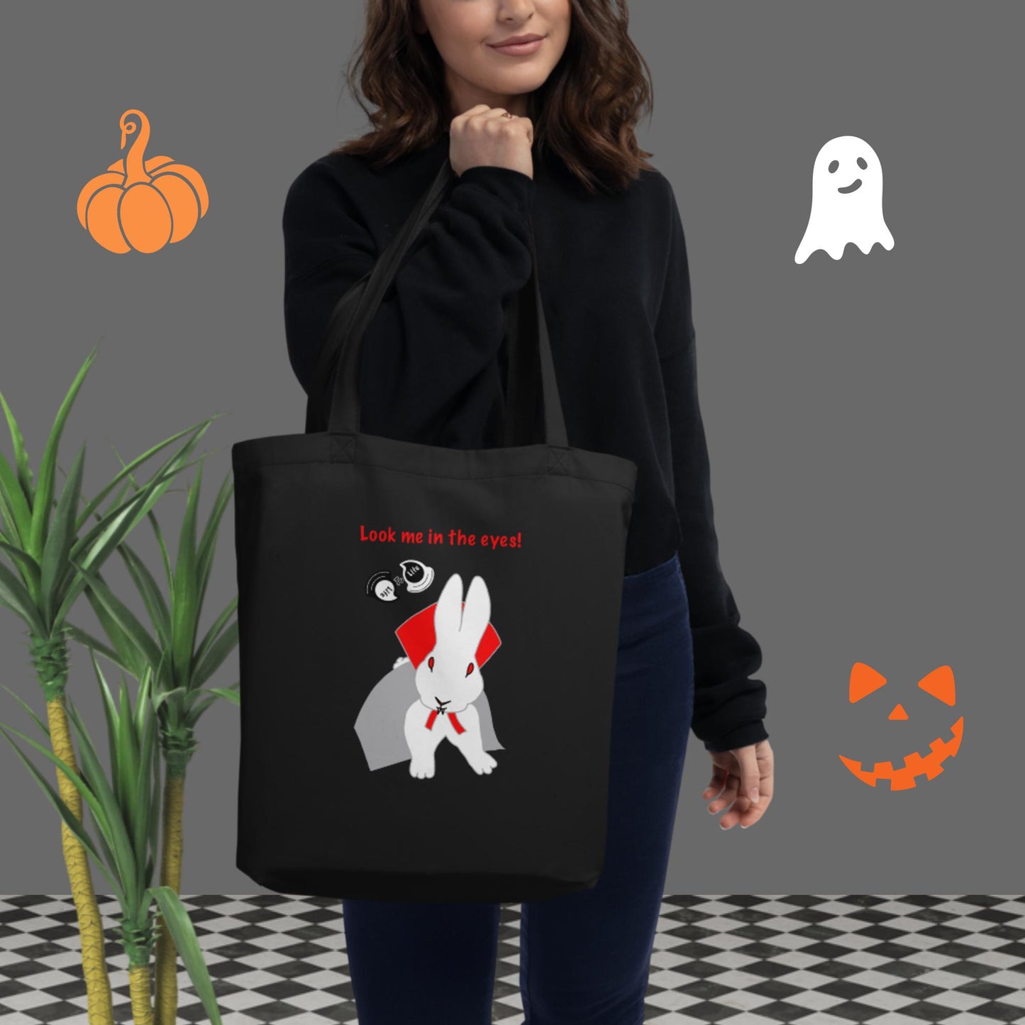 Look me in the eyes! Eco Tote Bag