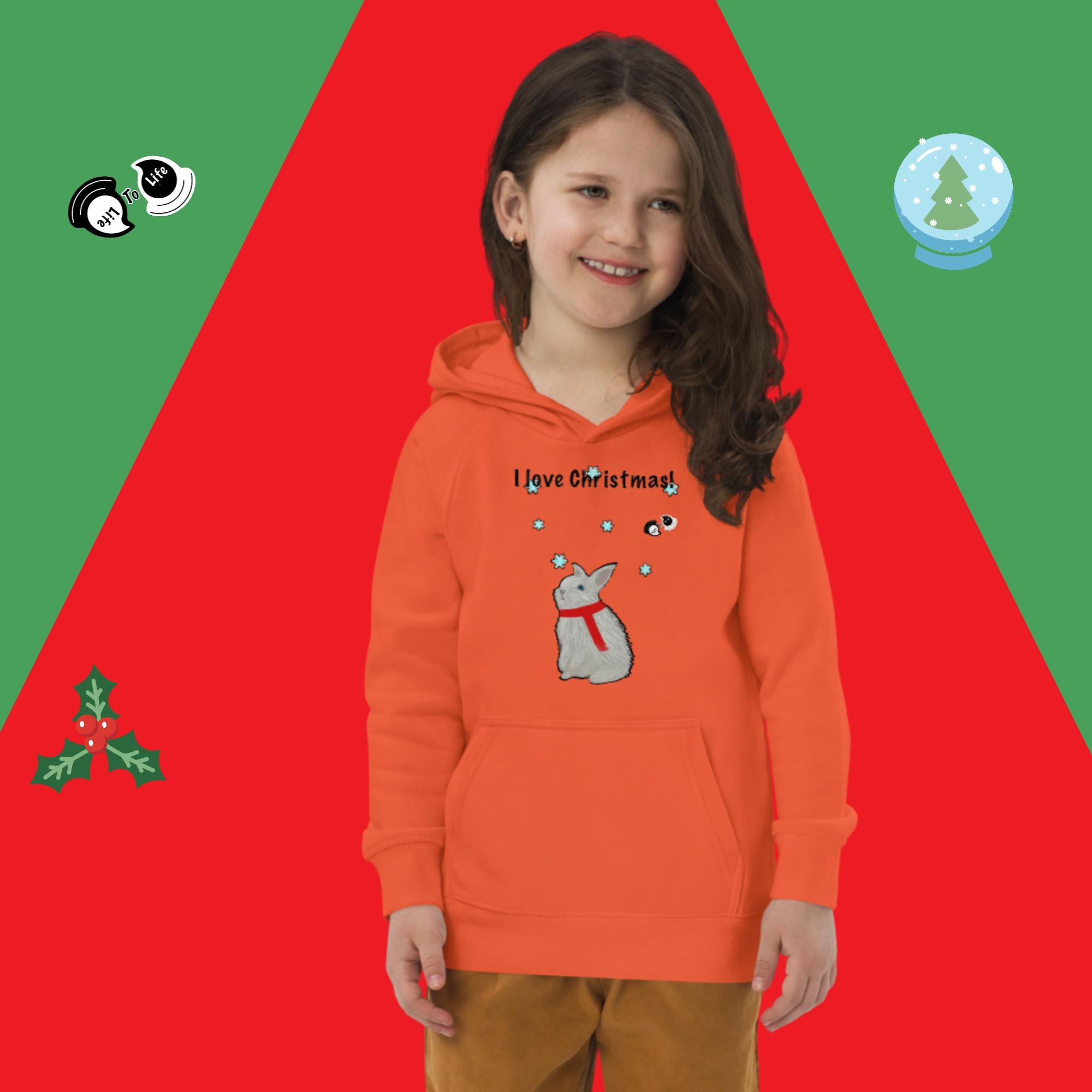 Christmas hoodie kids hot sale