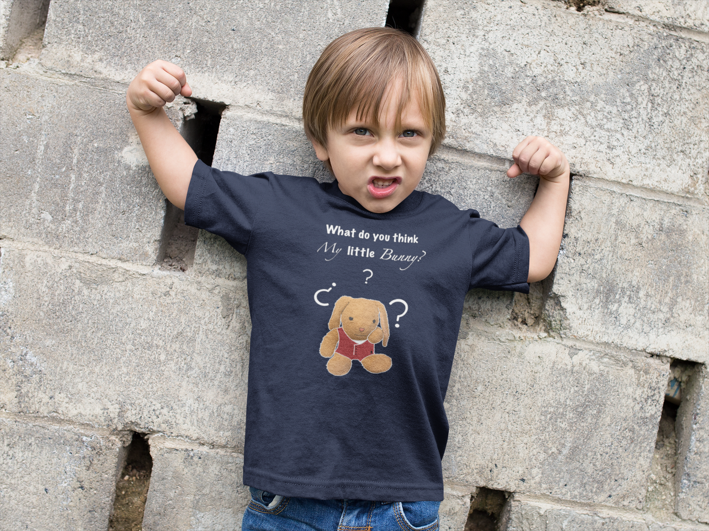 What do you think my little bunny? Organic cotton kids t-shirt