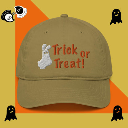 Trick or treat! Organic hat