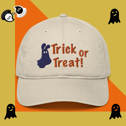 Trick or treat! Organic hat