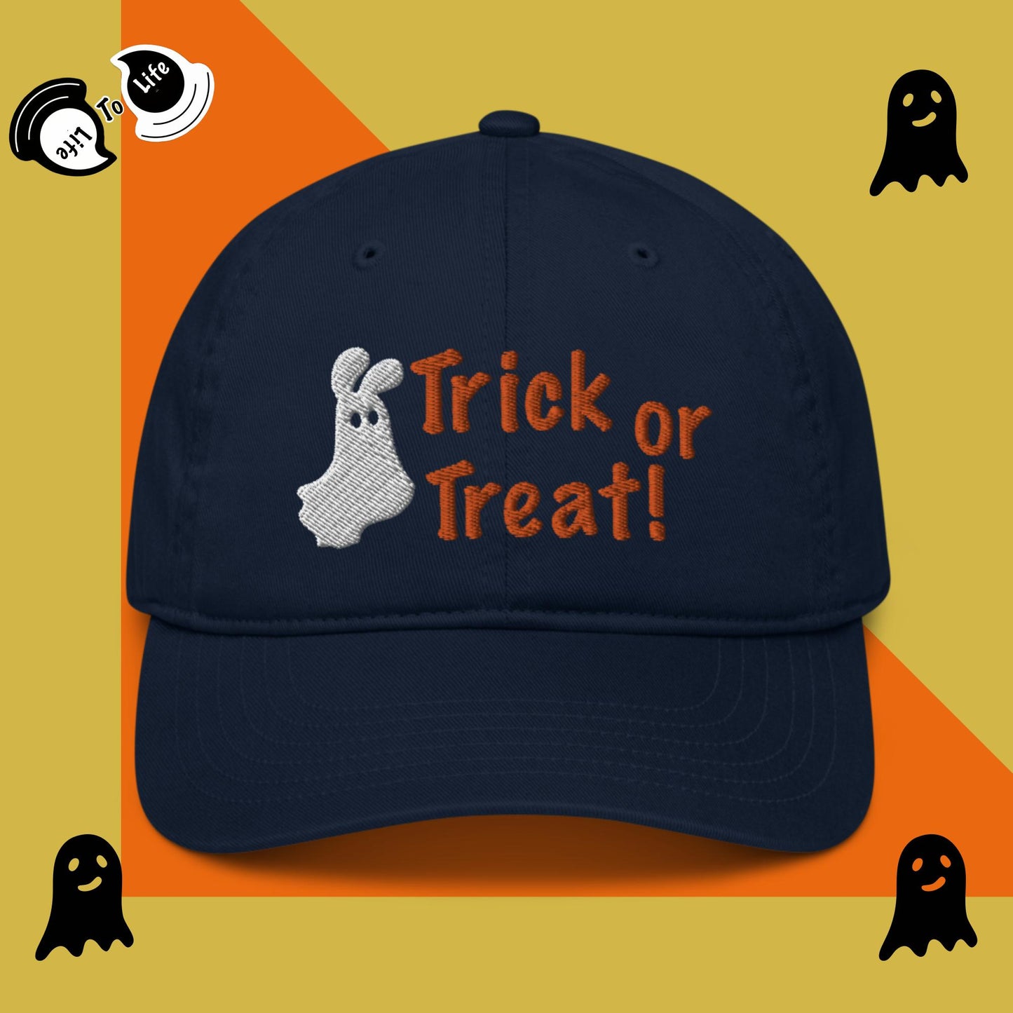 Trick or treat! Organic hat