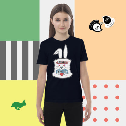 Make me smile! Organic cotton kids t-shirt