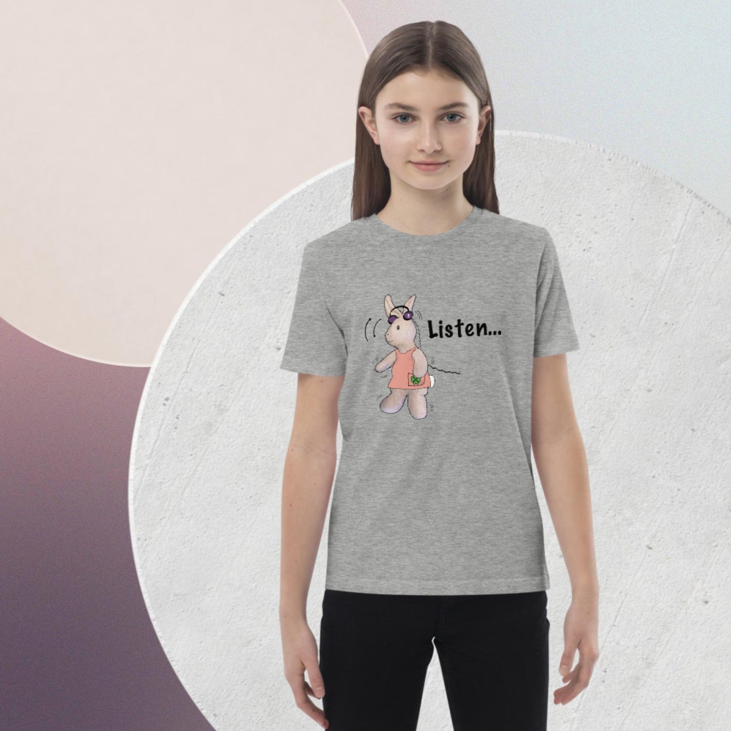 Listen ... to me! Organic cotton kids t-shirt