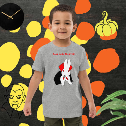 Look me in the eyes! Organic cotton kids t-shirt