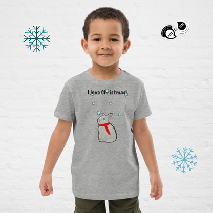 I love Christmas! Organic cotton kids t-shirt