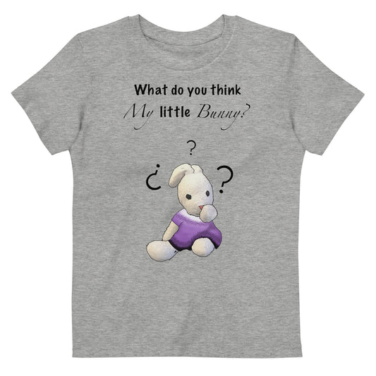 What do you think my little bunny? Organic cotton kids t-shirt