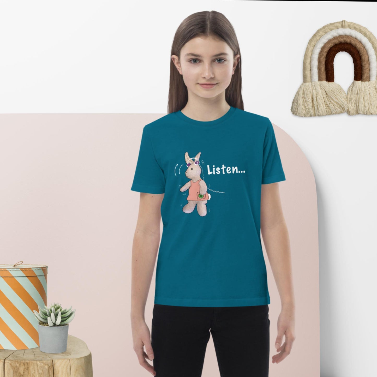 Listen... Organic cotton kids t-shirt