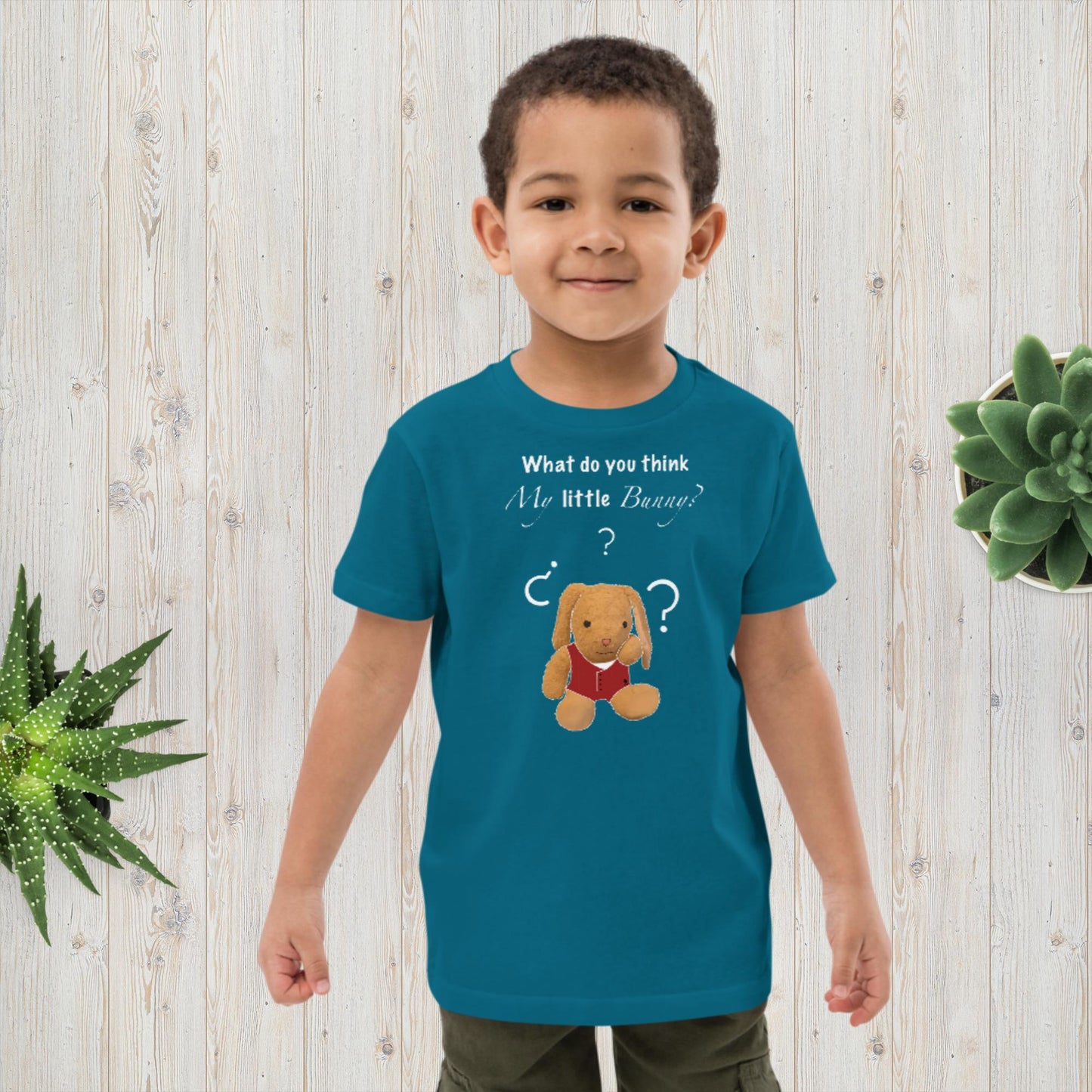 What do you think my little bunny? Organic cotton kids t-shirt