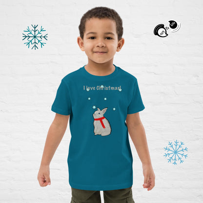 I love Christmas! Organic cotton kids t-shirt