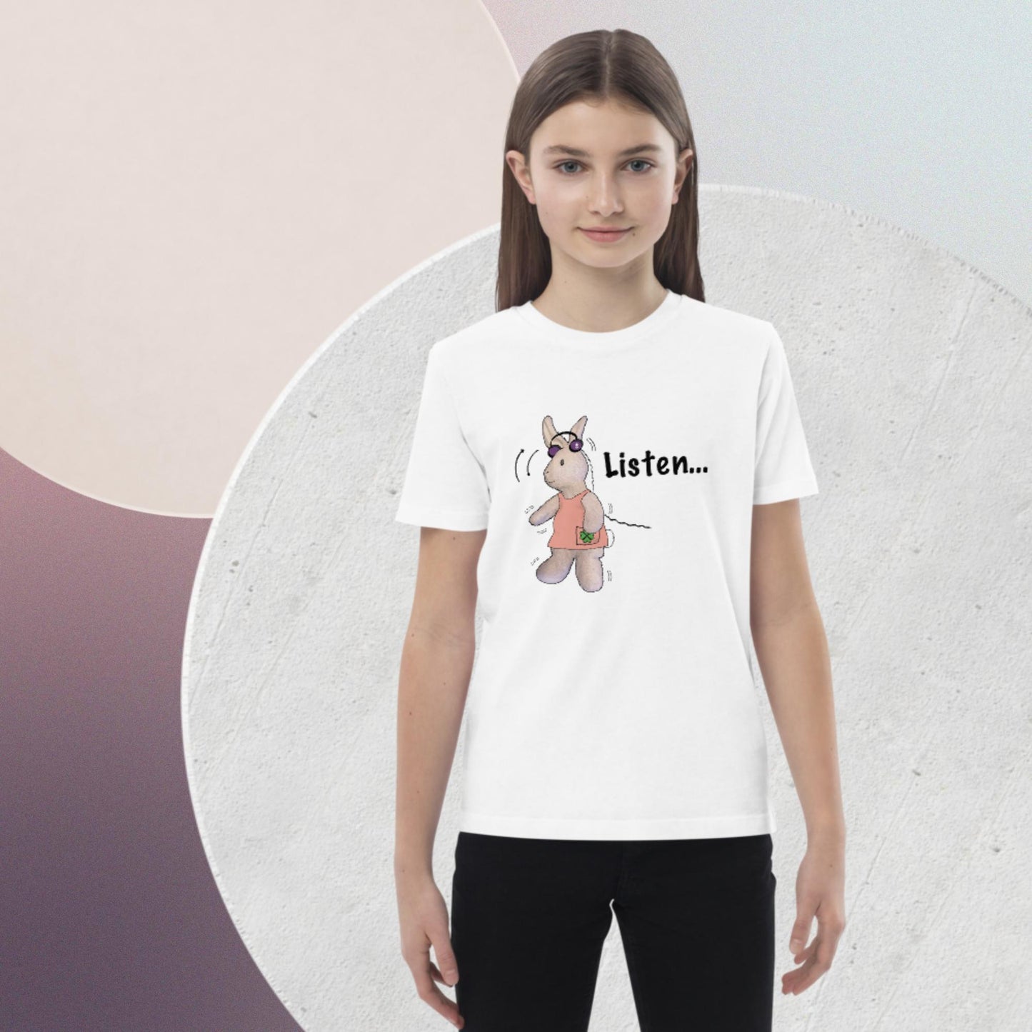 Listen ... to me! Organic cotton kids t-shirt