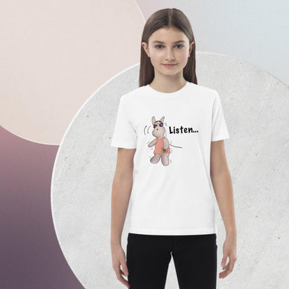 Listen ... to me! Organic cotton kids t-shirt