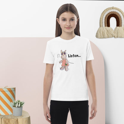 Listen... Organic cotton kids t-shirt