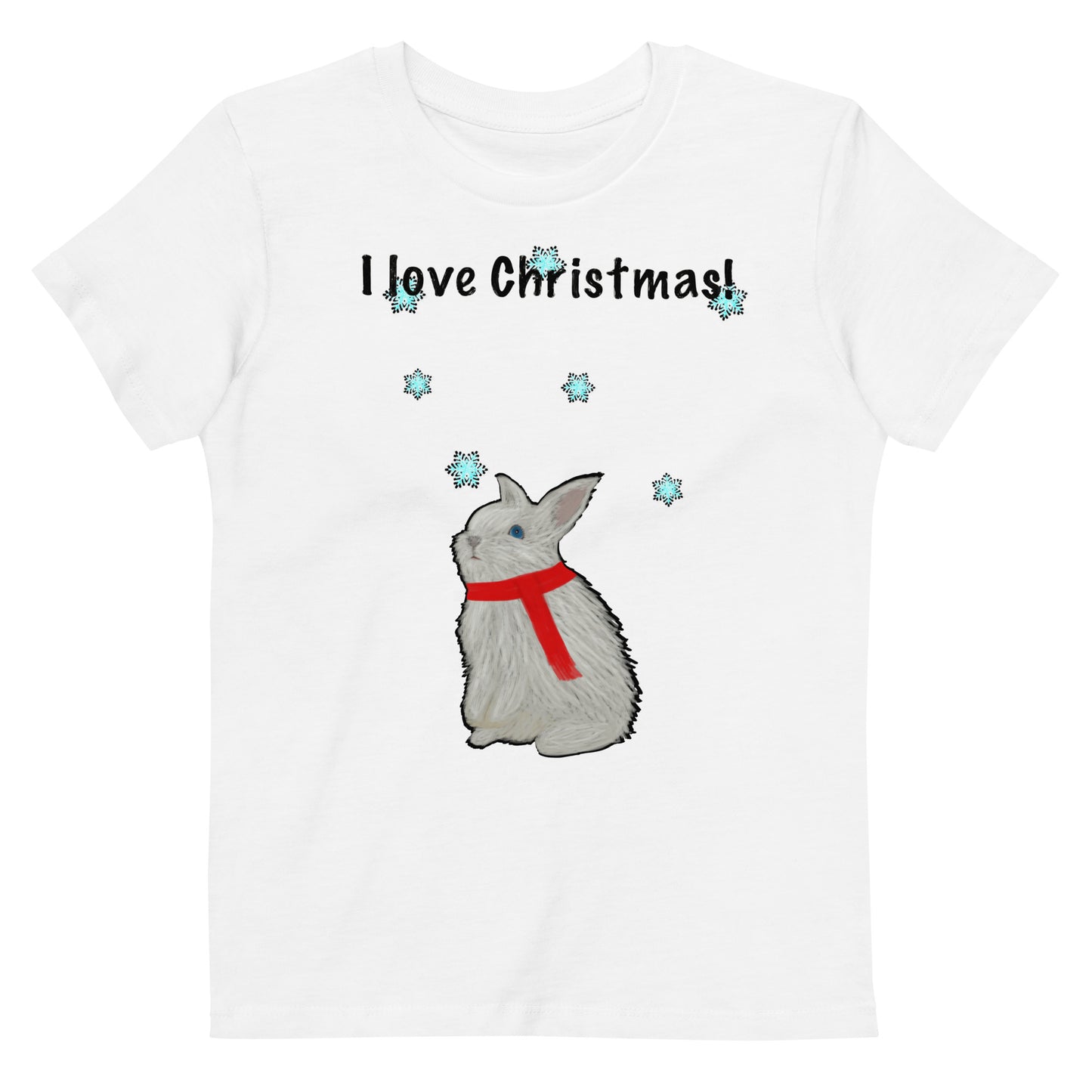 I love Christmas! Organic cotton kids t-shirt