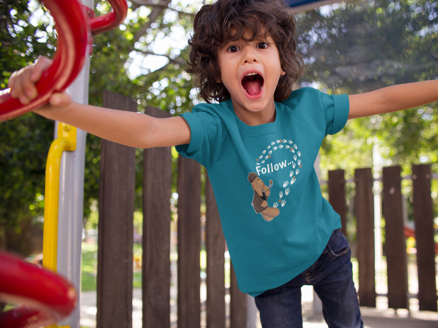 Follow ... your own path! Organic cotton kids t-shirt